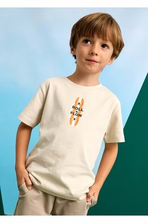 Mayoral Erkek Çocuk Tshirt - Mayoral - BEYAZ - 2 YAŞ - 3039-BEYAZ-2 YAŞ