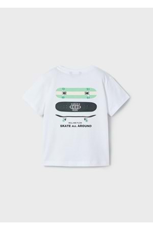 Mayoral Erkek Çocuk Tshirt - Mayoral - BEYAZ - 8 YAŞ - 3039-BEYAZ-8 YAŞ