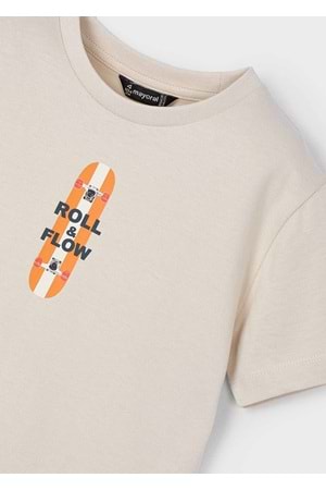 Mayoral Erkek Çocuk Tshirt - Mayoral - KREM - 3 YAŞ - 3039-KREM-3 YAŞ