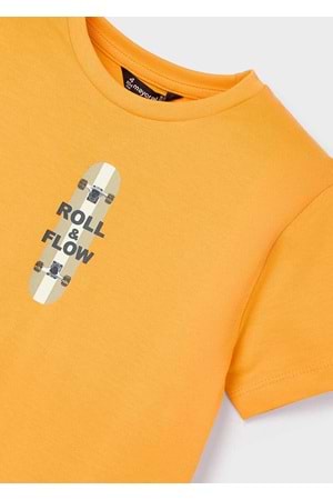 Mayoral Erkek Çocuk Tshirt - Mayoral - TURUNCU - 7 YAŞ - 3039-TURUNCU-7 YAŞ