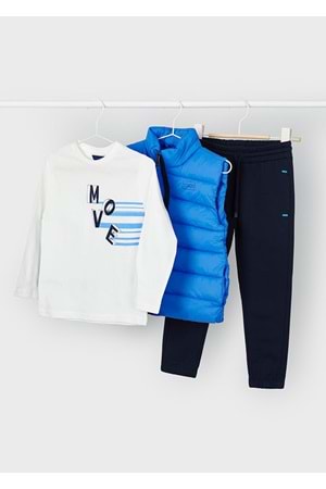 Mayoral Erkek Çocuk 3LÜ Set - Mayoral - MAVİ - 8 YAŞ - 4606-MAVİ-8 YAŞ
