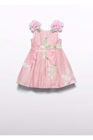 Kız Çocuk Elbise - Abel&Lula - PEMBE - 4 YAŞ - 5033-PEMBE-4 YAŞ