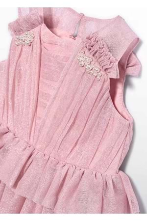 Kız Çocuk Elbise - Abel&Lula - PEMBE - 4 YAŞ - 5034-PEMBE-4 YAŞ