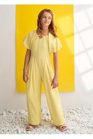 Kız Çocuk Tulum - Abel&Lula - SARI - 4 YAŞ - 5275-SARI-4 YAŞ