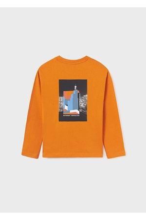 Mayoral Turuncu Çocuk Tshirt - Mayoral - TURUNCU - 14 YAŞ - 7067-TURUNCU-14 YAŞ