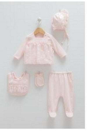 Caramel 5 li set - Caramell - PEMBE - 0-3 AY - 9013-PEMBE-0-3 AY