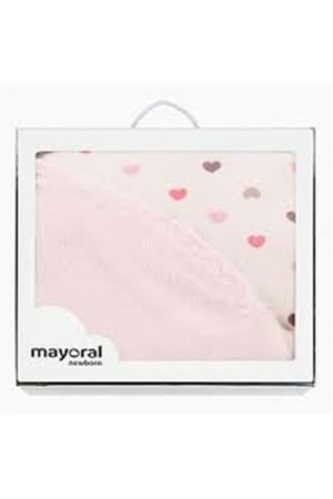 BASKILI KÜRKLÜ BATTANİYE - MAYORAL - PEMBE - 0-6 - ST8493-PEMBE-0-6