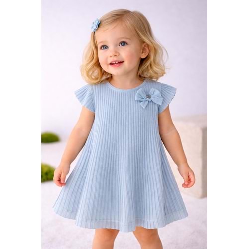 Mayoral Kız Çocuk Tüllü Pileli Elbise