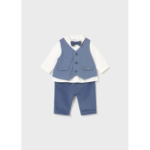 Mayoral Erkek Bebek Yelek Bluz ve Pantolon Takımı