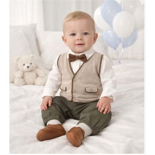 Mayoral Erkek Bebek 3 Lü Yelek Takım