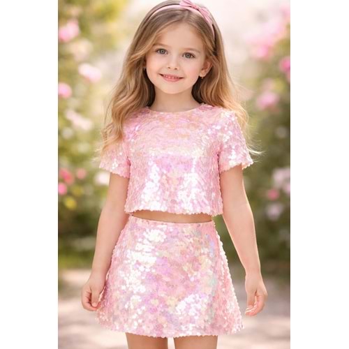 Pamina Kız Çocuk Alt Üst Etek Takım