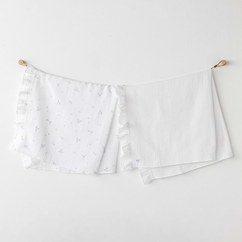 Andywawa Kız bebek muslin battaniye 2Lİ