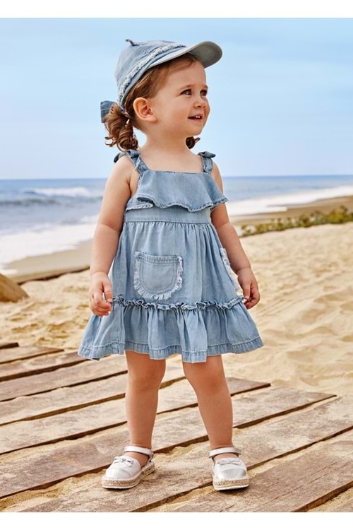 Mayoral Mavi Bebek Elbise