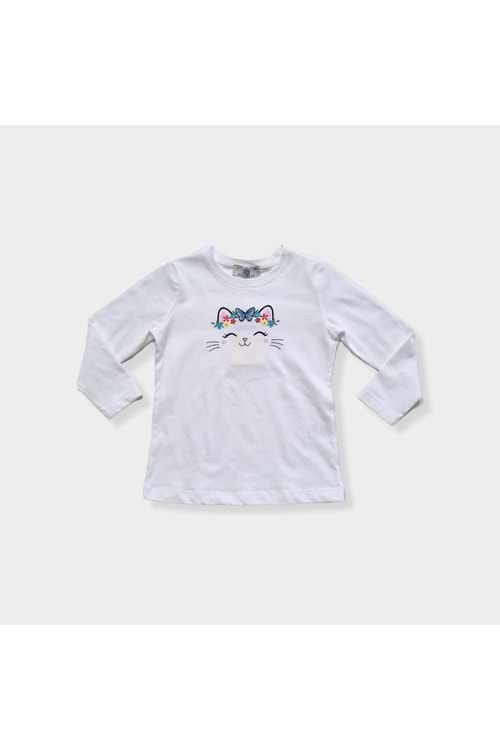 Edelweiss Beyaz Kız Çocuk Tshirt