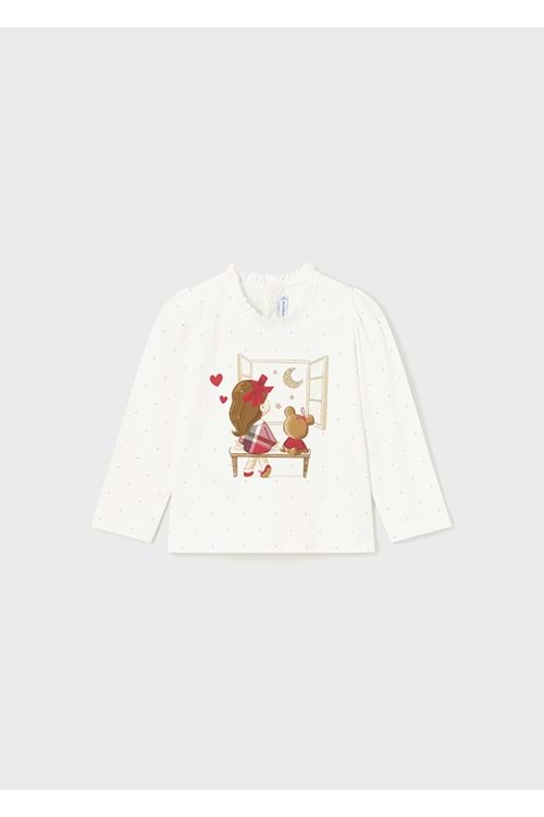 Mayoral Krem Bebek Tshirt