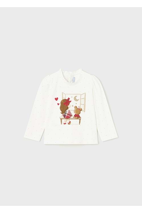 Mayoral Krem Bebek Tshirt