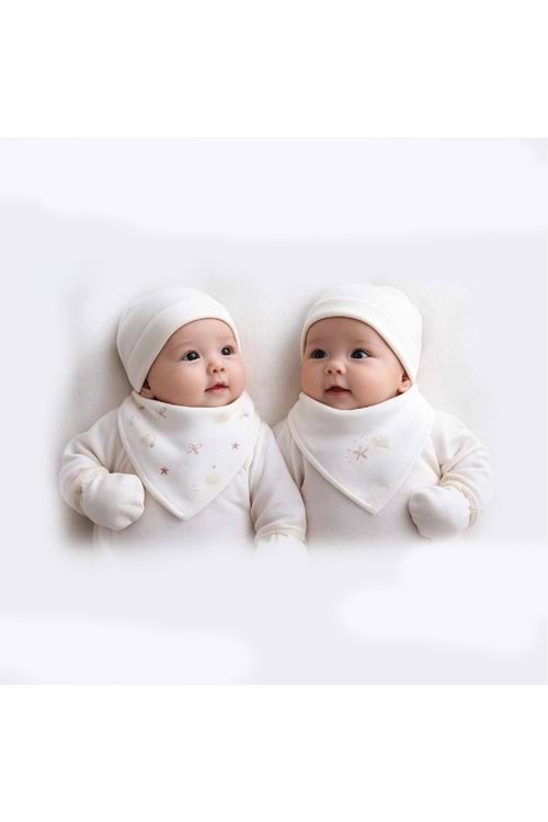 Bistyle Organic 2 Li Fular Starfish Önlük