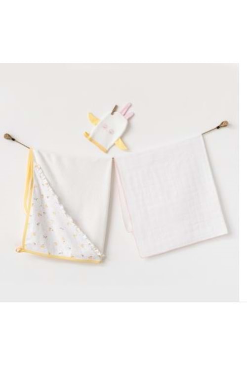 BEBEK HAVLU TAKIMI 3 LÜ SET