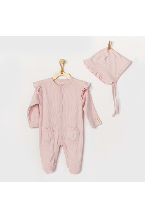 Andywawa Pembe Kız Bebek Tulum