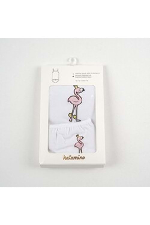 Flam kız atlet slip takım