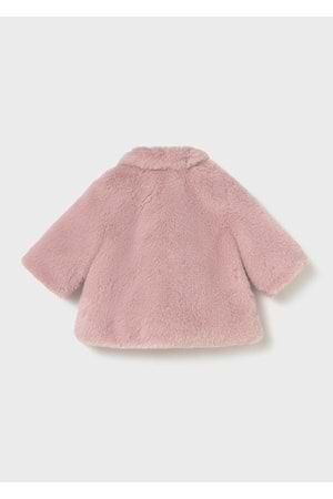 Mayoral Kız Bebek Tüylü Mont - Mayoral - PEMBE - 6-9 AY - 02402-PEMBE-6-9 AY