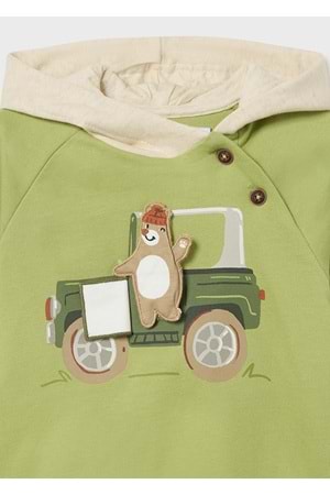 Mayoral Erkek Bebek Sweatshirt - Mayoral - YEŞİL - 36-AY - 02460-YEŞİL-36-AY