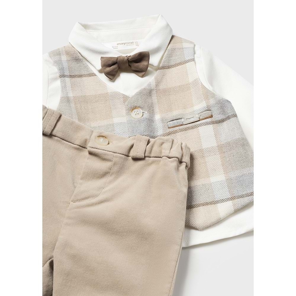 Mayoral Erkek Bebek Takım - Mayoral - BEJ - 0-1 AY - 02527-BEJ-0-1 AY