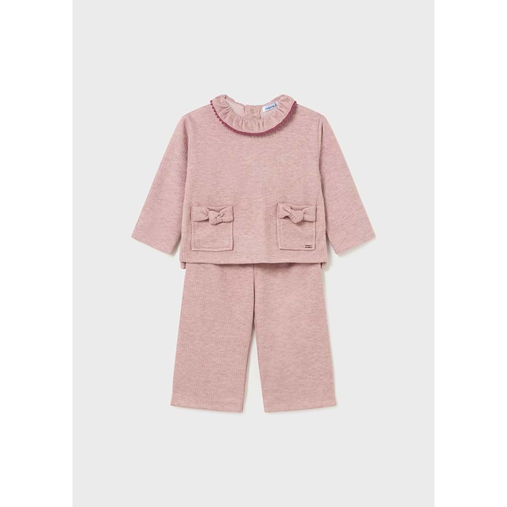 Mayoral Kız Bebek 2li Takım - Mayoral - NAR ÇİÇEĞİ - 36-AY - 02550-NAR ÇİÇEĞİ-36-AY