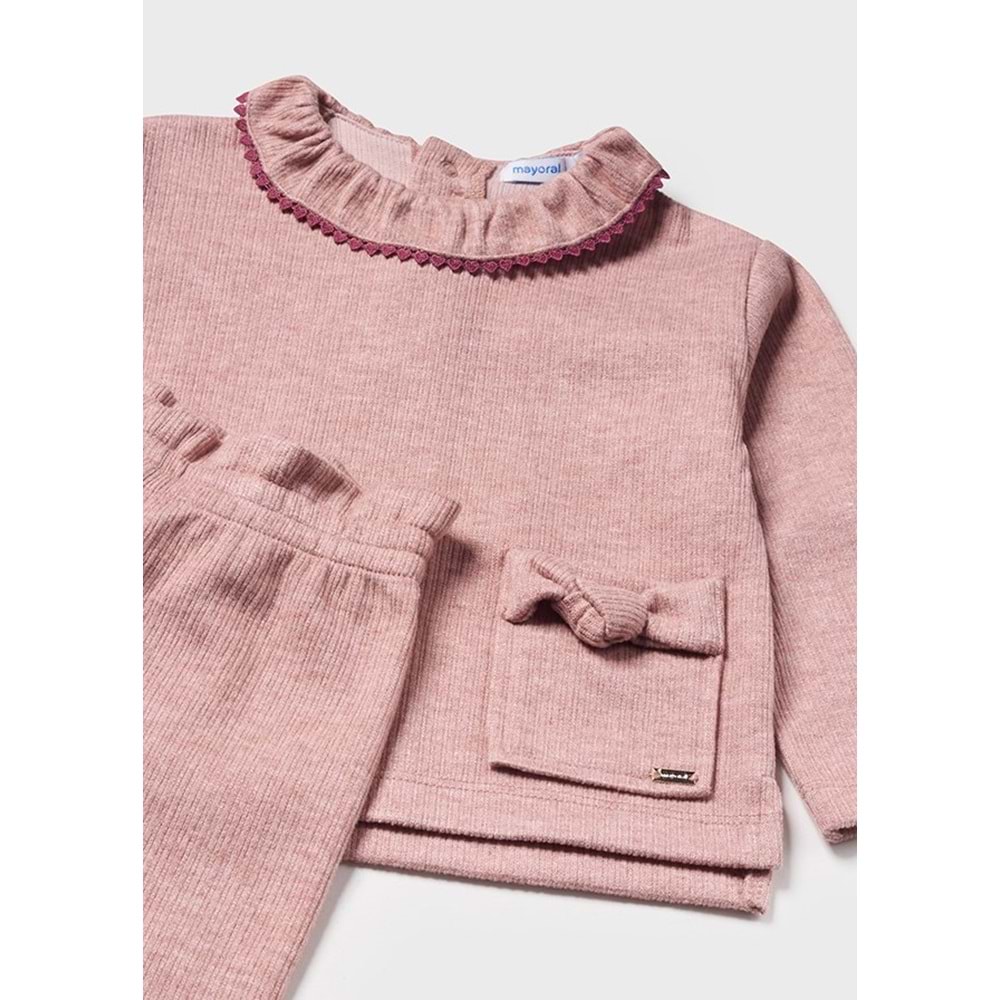 Mayoral Kız Bebek 2li Takım - Mayoral - NAR ÇİÇEĞİ - 36-AY - 02550-NAR ÇİÇEĞİ-36-AY