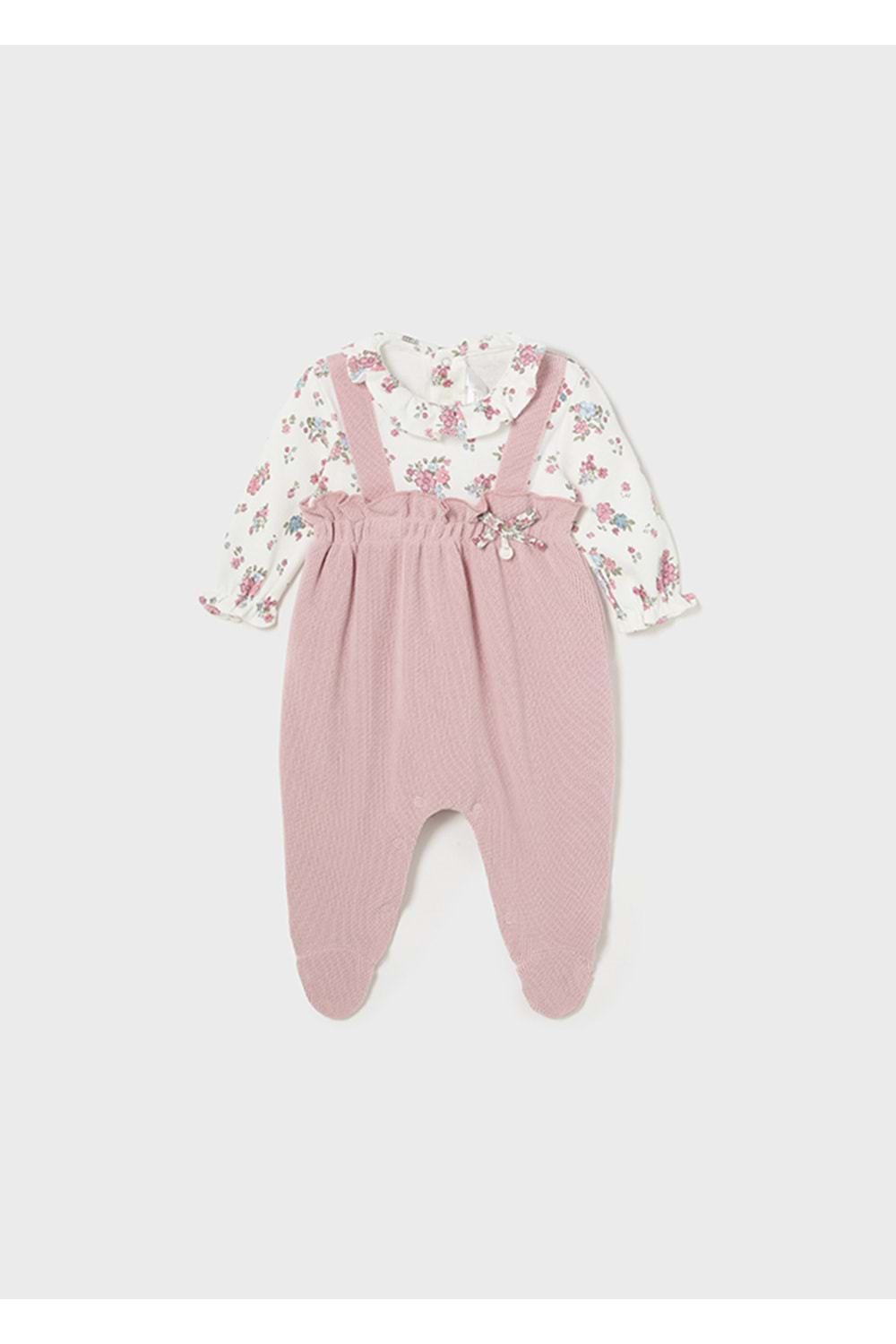Mayoral Kız Bebek Tulum - Mayoral - NAR ÇİÇEĞİ - 4-6 AY - 02604-NAR ÇİÇEĞİ-4-6 AY