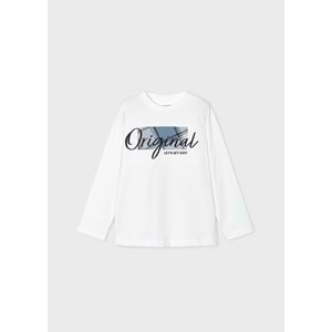 Mayoral Erkek Çocuk Tshırt - Mayoral - BEYAZ - 9 YAŞ - 04046-BEYAZ-9 YAŞ