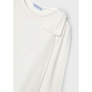 Mayoral Kız Çocuk Tshırt - Mayoral - BEYAZ - 4 YAŞ - 04064-BEYAZ-4 YAŞ