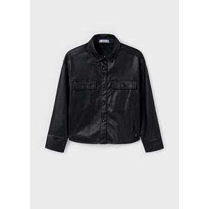 Mayoral Kız Çocuk Deri Ceket - Mayoral - SİYAH - 14 YAŞ - 07194-SİYAH-14 YAŞ