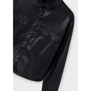 Mayoral Kız Çocuk Deri Ceket - Mayoral - SİYAH - 14 YAŞ - 07194-SİYAH-14 YAŞ