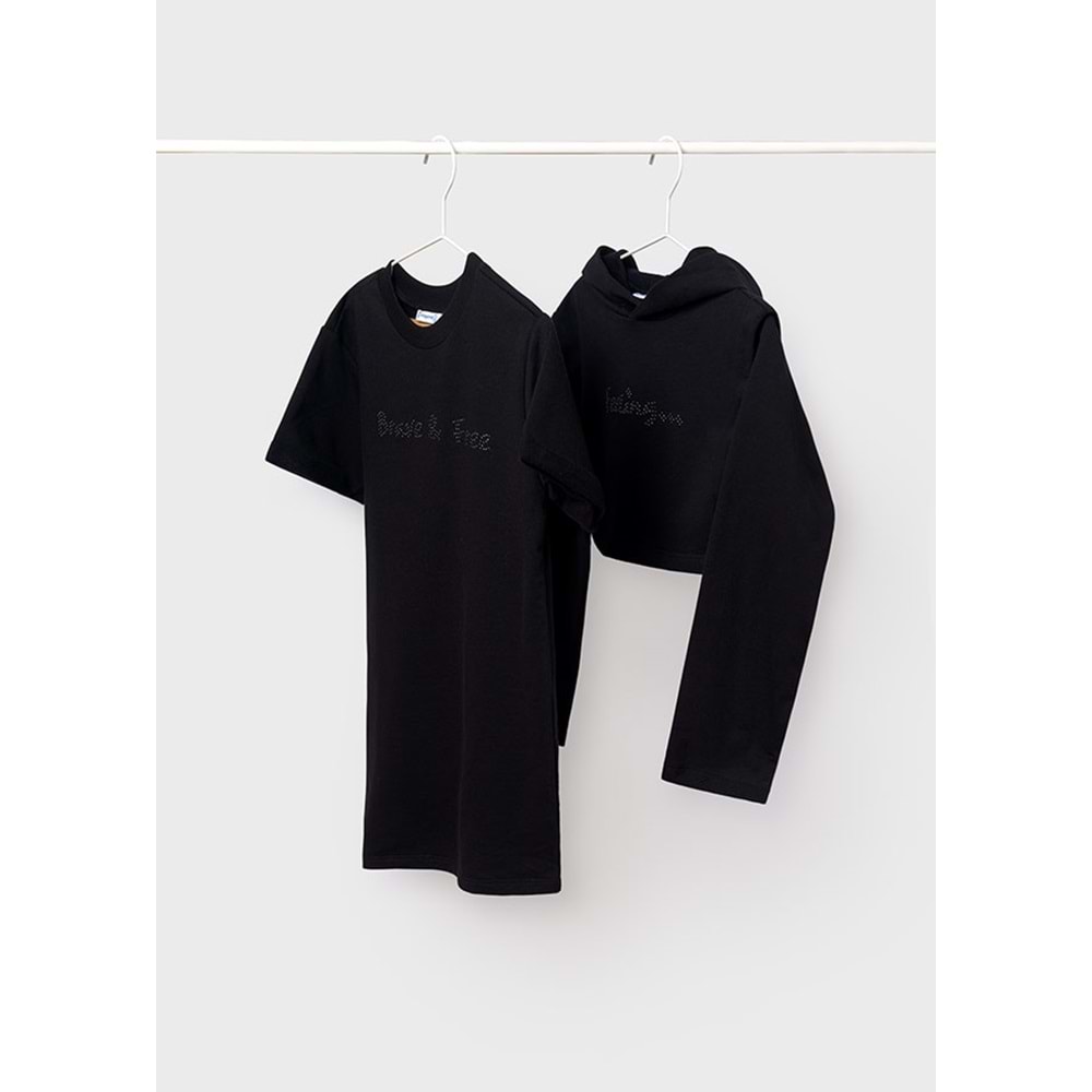 Mayoral Kız Çocuk Elbise - Mayoral - SİYAH - 8 YAŞ - 07986-SİYAH-8 YAŞ