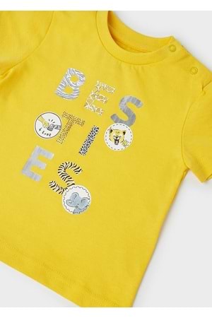 Mayoral Sarı Erkek Bebek Tshrt - MAYORAL - SARI - 24-AY