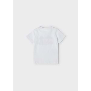 Mayoral Beyaz Erkek Bebek Kısa Kol Tişört - MAYORAL - BEYAZ - 18-AY