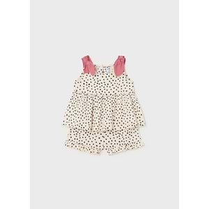 Mayoral Kız Bebek Şort Takım - Mayoral - KREM - 24-AY