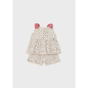 Mayoral Kız Bebek Şort Takım - Mayoral - KREM - 24-AY