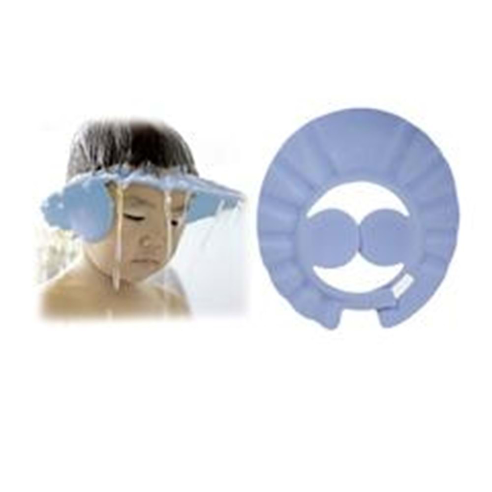 Bebek banyo şapkası gri