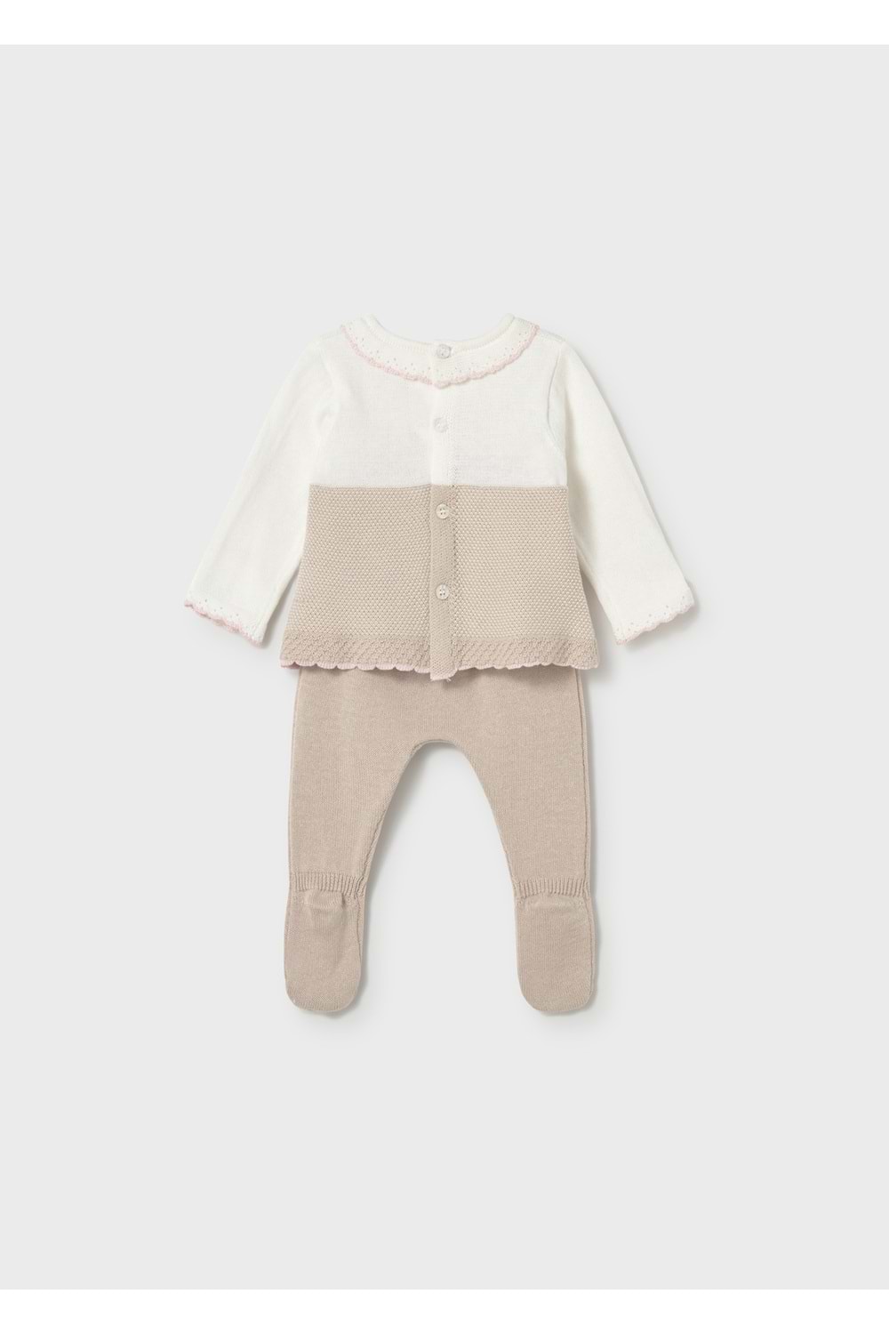 Mayoral Elbise çorap set - Mayoral - ECRU - 4-6 AY - 1594-ECRU-4-6 AY