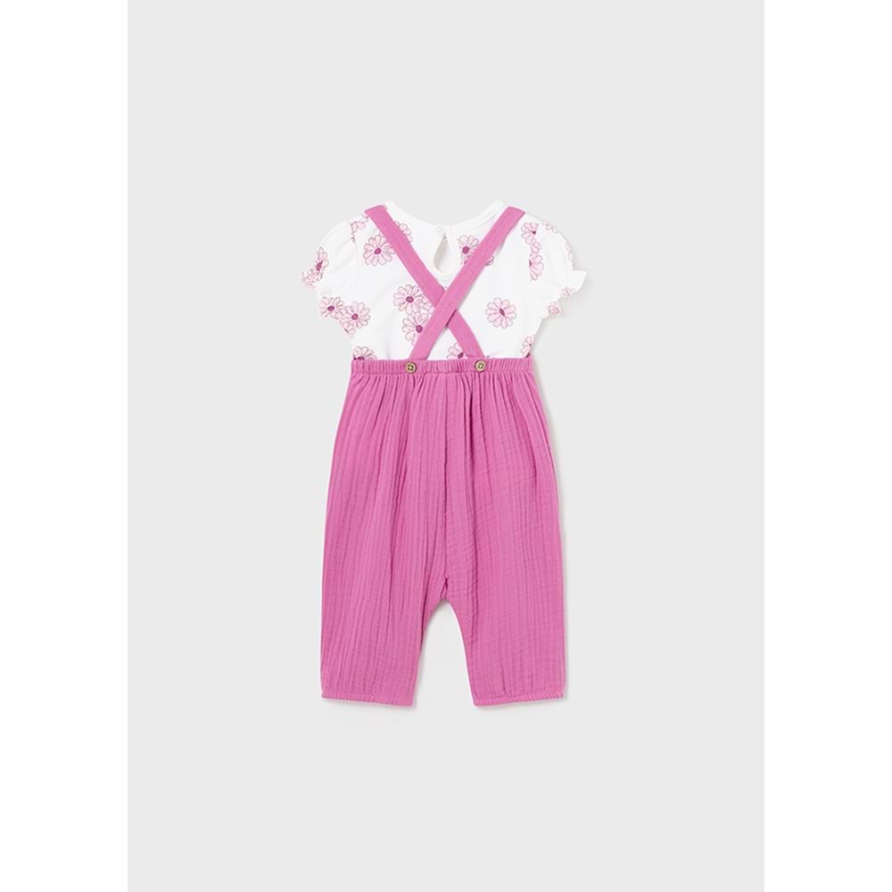 Mayoral Kız Bebek Gömlek Takım - Mayoral - PEMBE - 6-9 AY