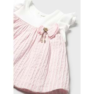 Mayoral kız bebek elbise - Mayoral - BEYAZ - 2-4 AY - 1845-BEYAZ-2-4 AY