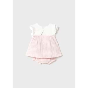 Mayoral kız bebek elbise - Mayoral - BEYAZ - 2-4 AY - 1845-BEYAZ-2-4 AY