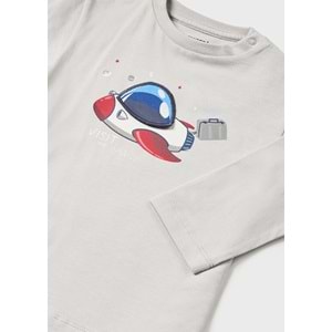 Mayoral Gri Bebek Tshirt - Mayoral - AÇIK GRİ - 18-AY - 2014--AÇIK GRİ-18-AY