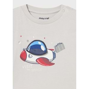 Mayoral Gri Bebek Tshirt - Mayoral - AÇIK GRİ - 18-AY - 2014--AÇIK GRİ-18-AY