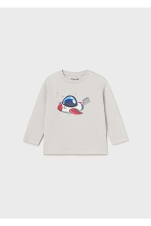 Mayoral Gri Bebek Tshirt - Mayoral - AÇIK GRİ - 24-AY - 2014--AÇIK GRİ-24-AY