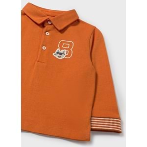 Mayoral Erkek Çocuk Polo Yaka Uzun Kol Tshırt - Mayoral - TURUNCU - 3 YAŞ - 2101-TURUNCU-3 YAŞ