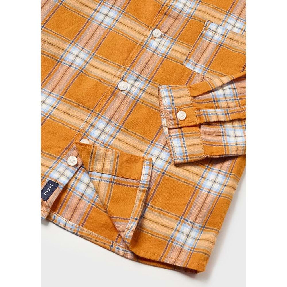 Mayoral Bebek Kareli Gömlek - Mayoral - TURUNCU - 24-AY - 2178-TURUNCU-24-AY