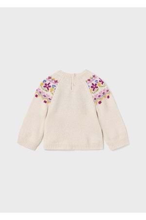 Mayoral Desenli Bebek Kazak - Mayoral - BEJ - 36-AY - 2311-BEJ-36-AY